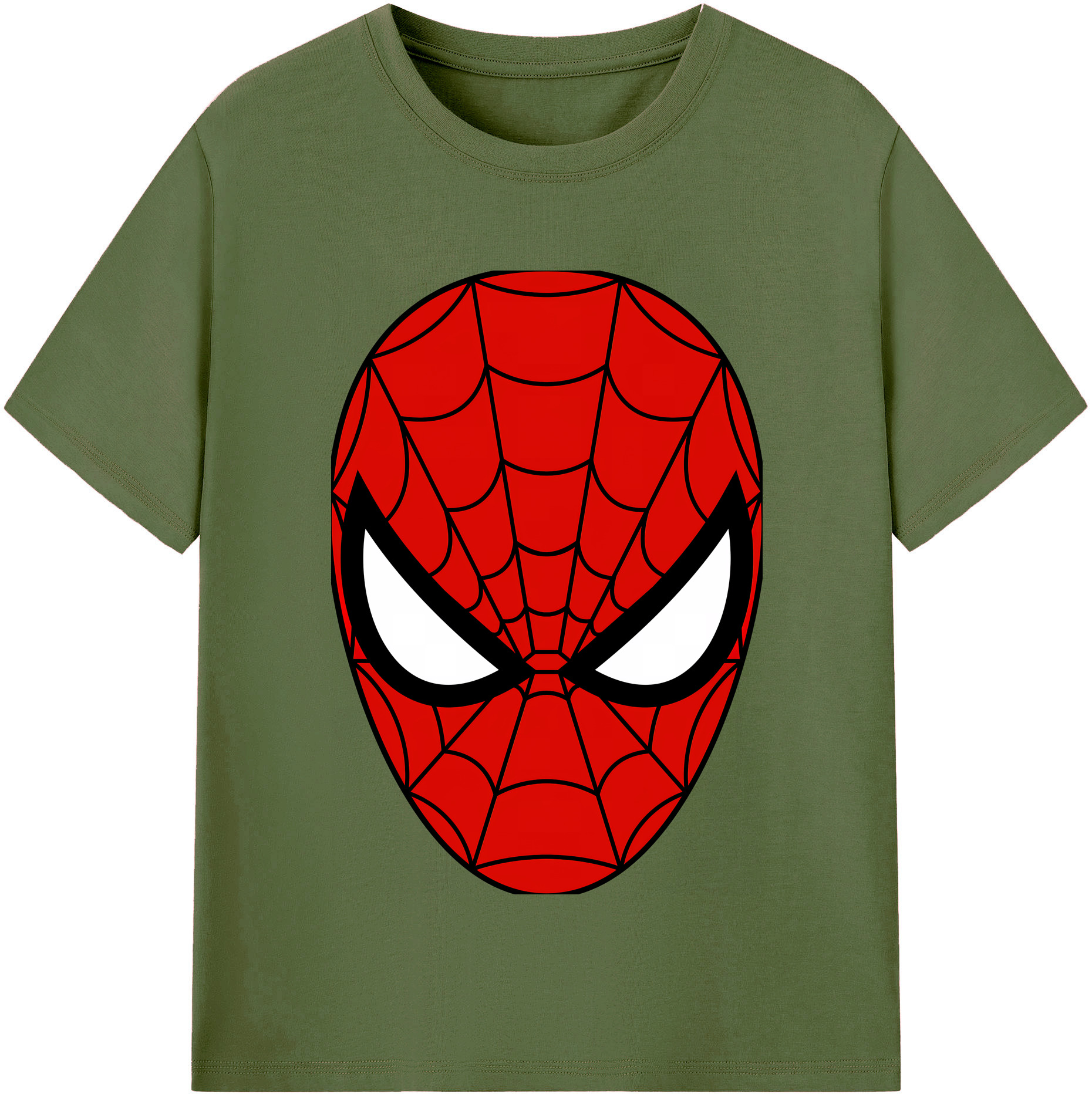 （画像用） Spider Man スパイダーマン 綿100％半袖Tシャツ（フロントプリント）